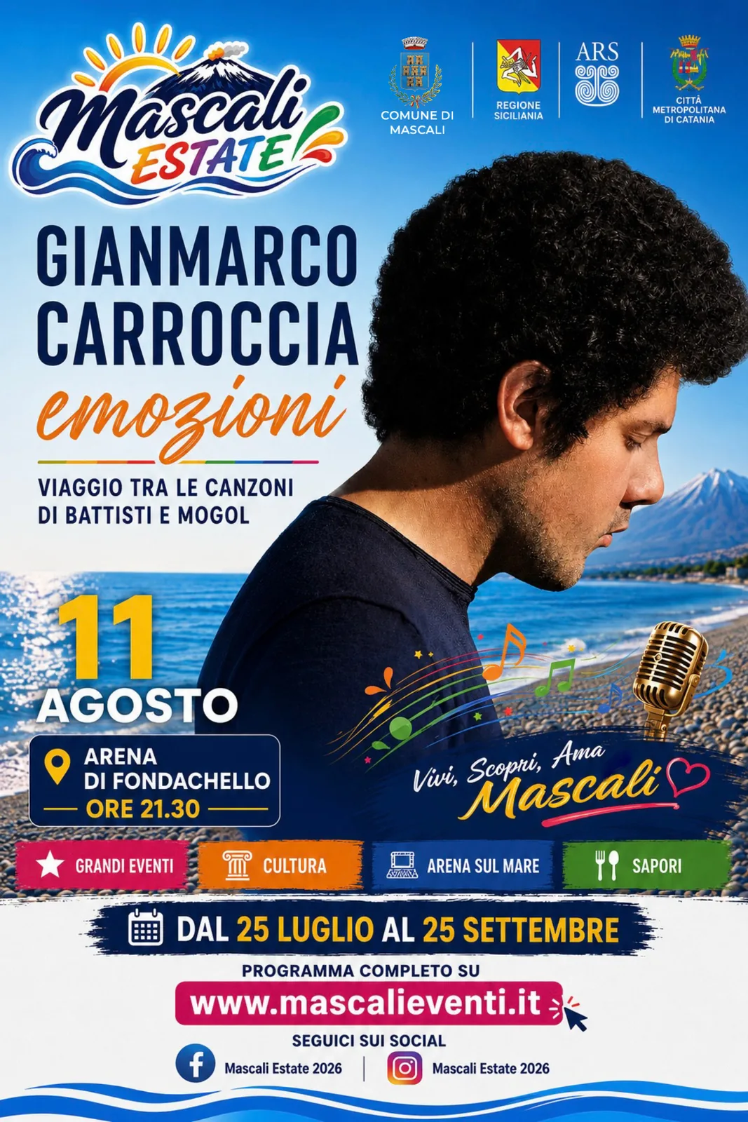 Gianmarco Carroccia Mascali Estate 2026