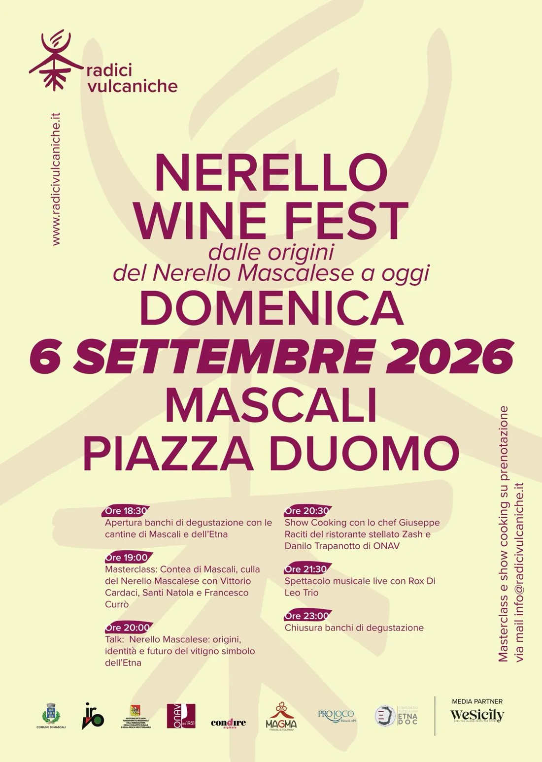 Locandina Nerello Wine Fest